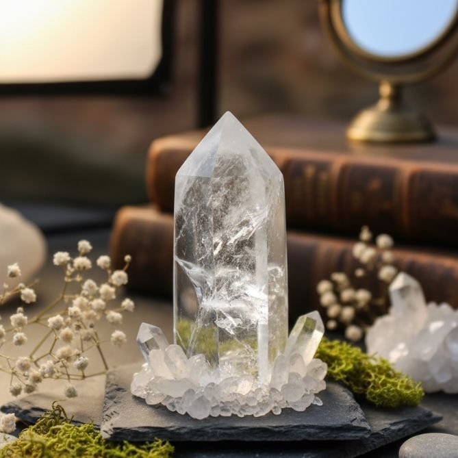 Clear Quartz Tower